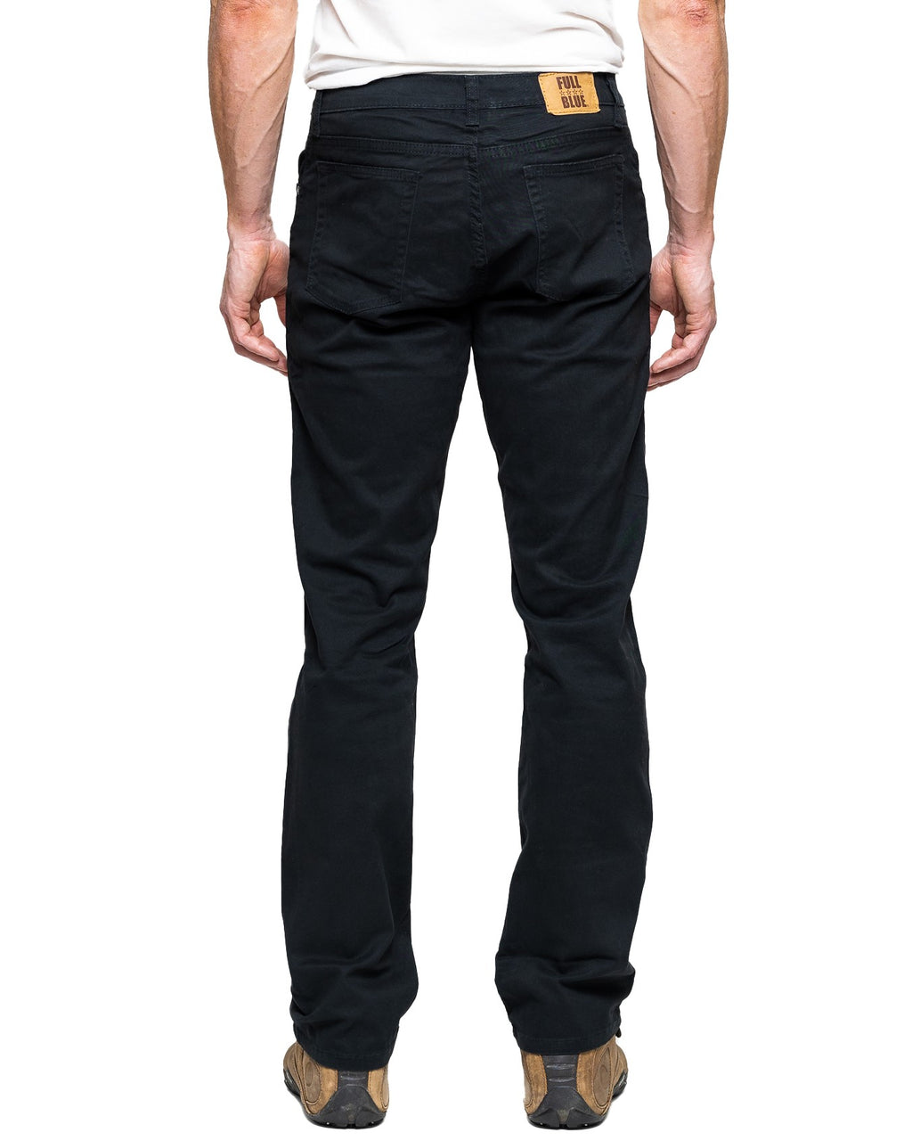 Full Blue Black Regular Fit Jeans