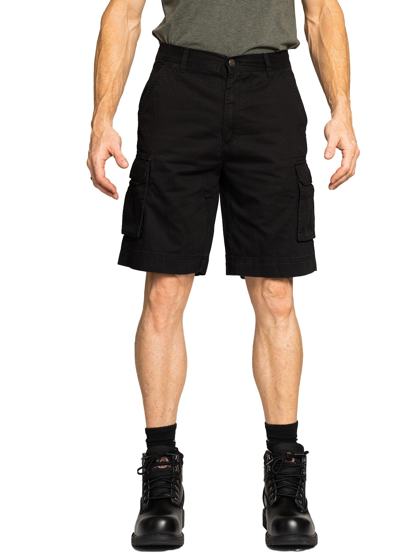 Full Blue Cargo Shorts