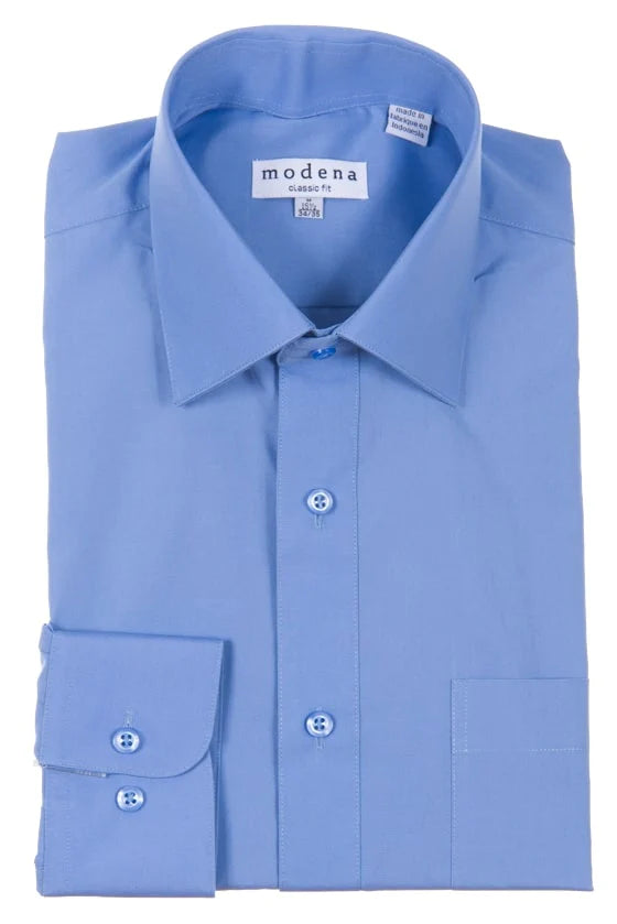 Modena Long Sleeve Button-Up Classic Colors