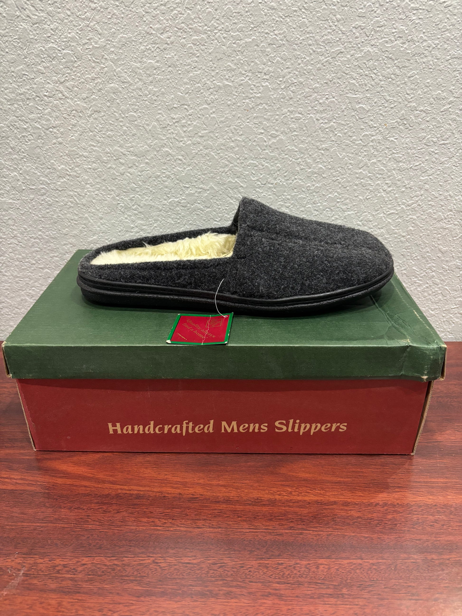 Slippers International 4905P Charcoal