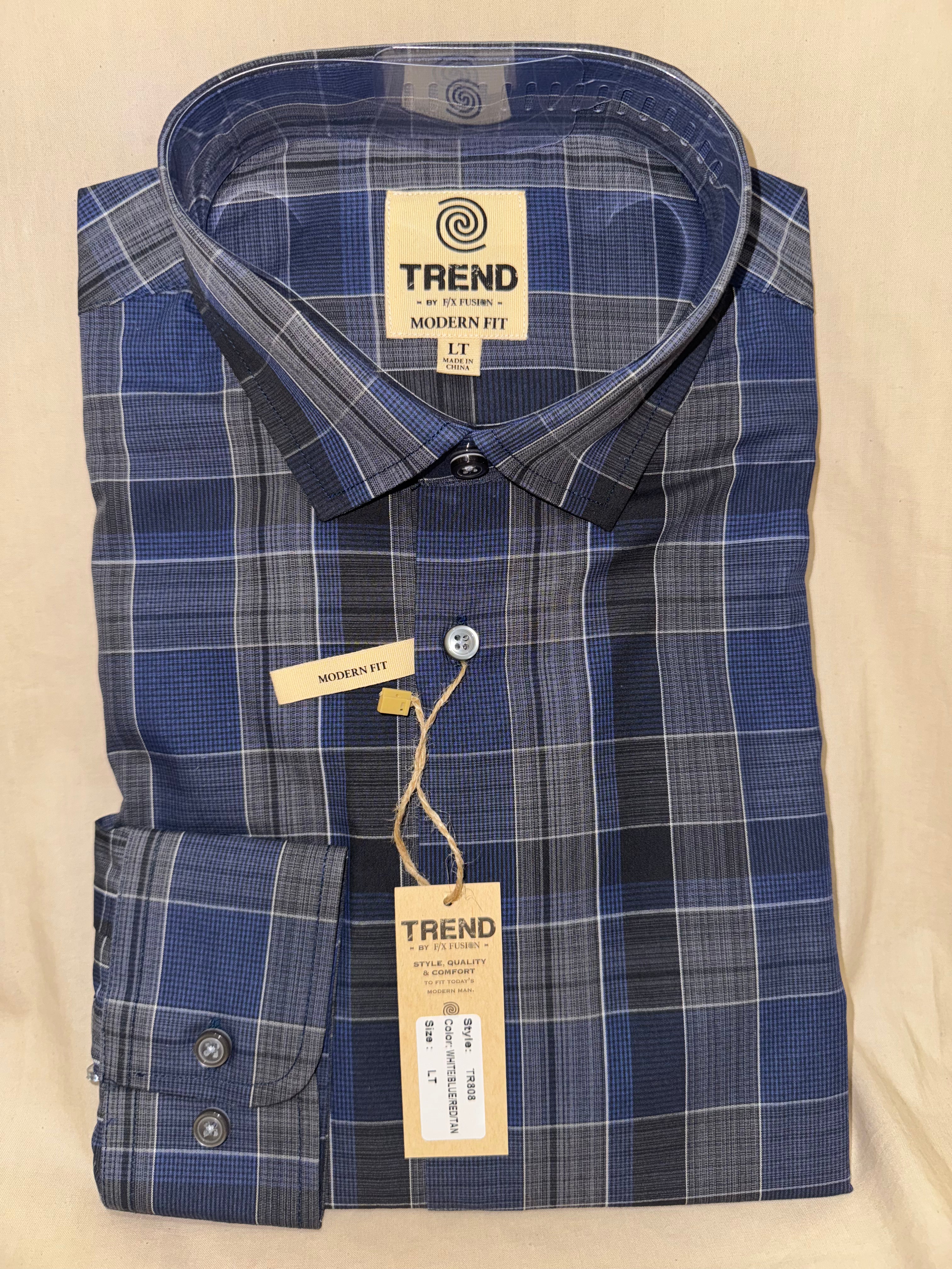 Trend by F/X Fusion Modern Fit Long Sleeve Shirt