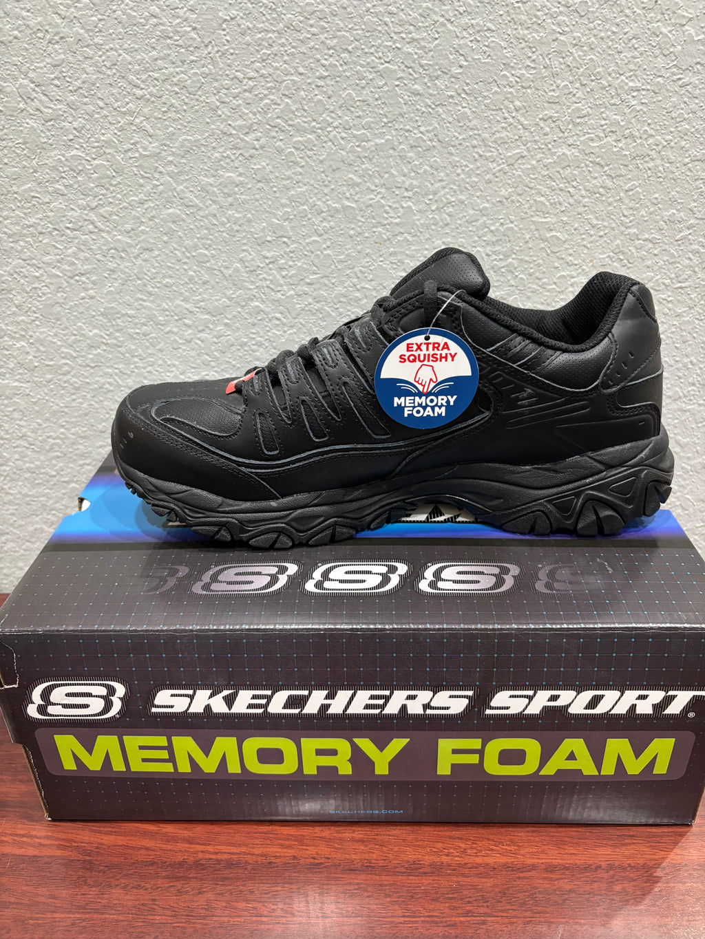 Skechers After Burn Black M-Fit Extra Wide Fit