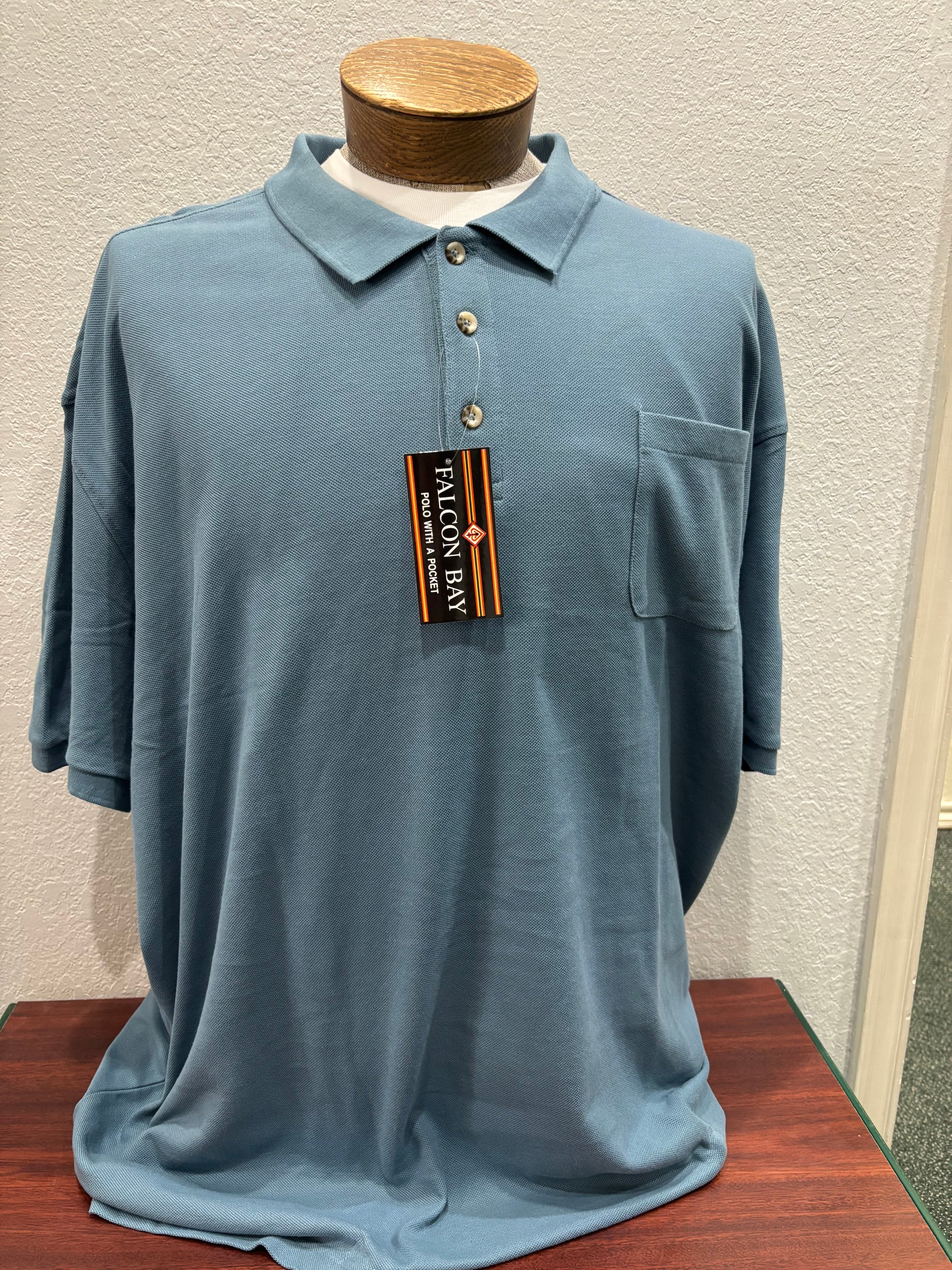 Falcon Bay Moisture Wicking Pocket Polos