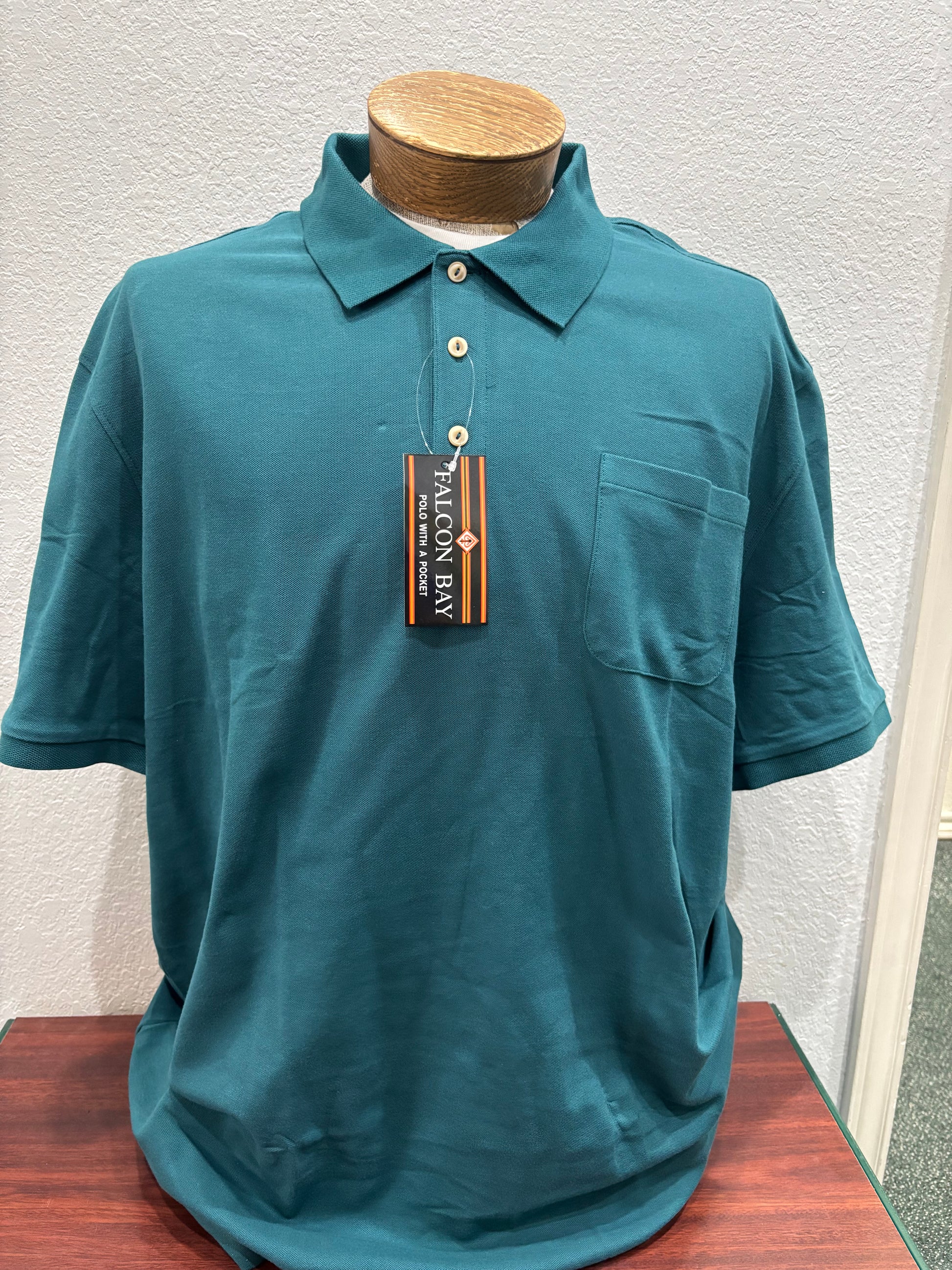 Falcon Bay Moisture Wicking Pocket Polos