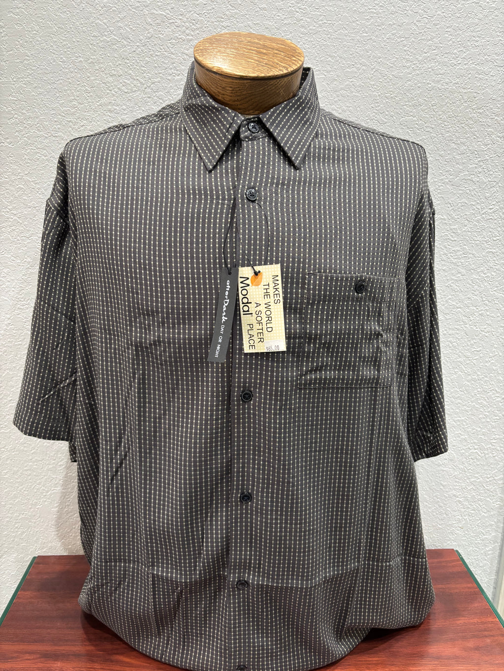 After Dark Short Sleeve Button-Up Shirts
