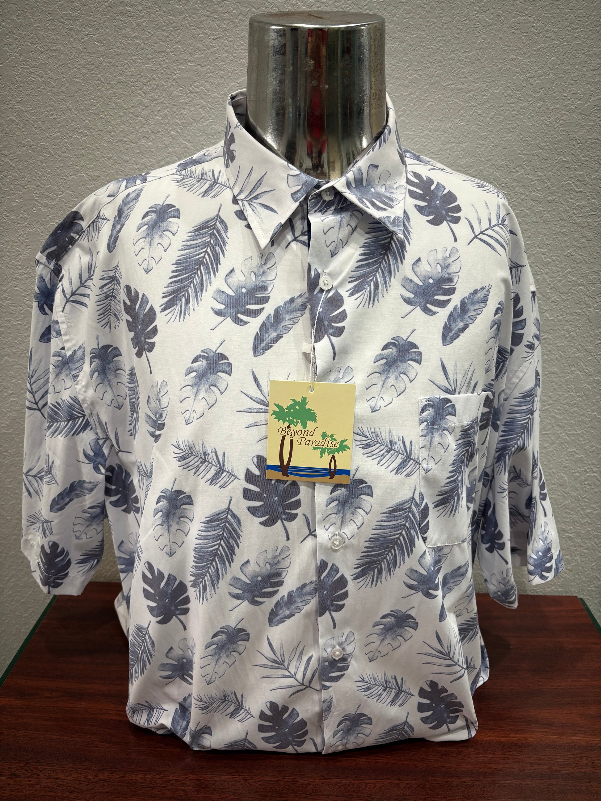 Beyond Paradise Short Sleeve Button-Up