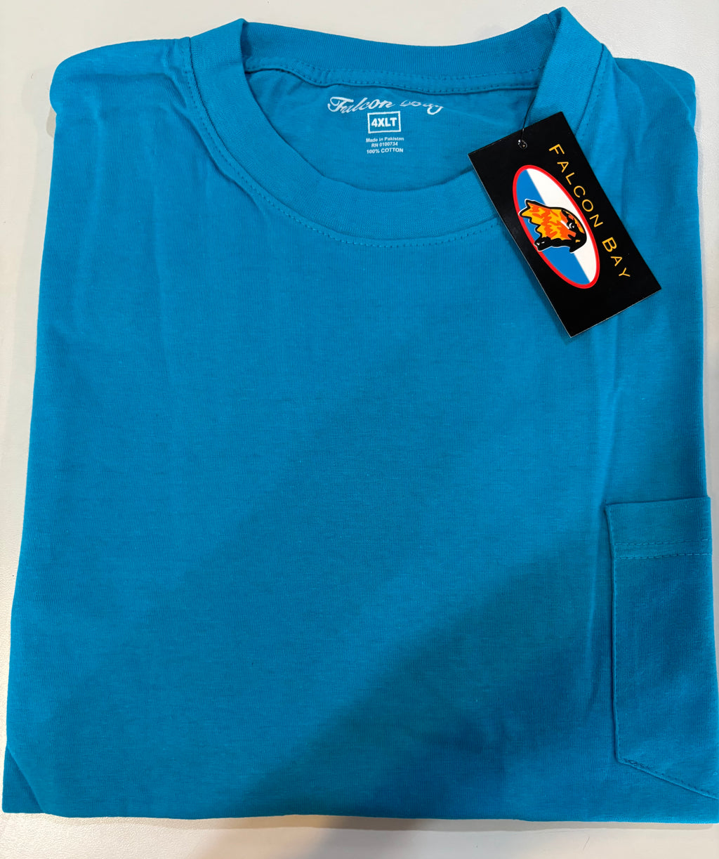 Falcon Bay Short Sleeve Crew Neck Pocket T-shirt