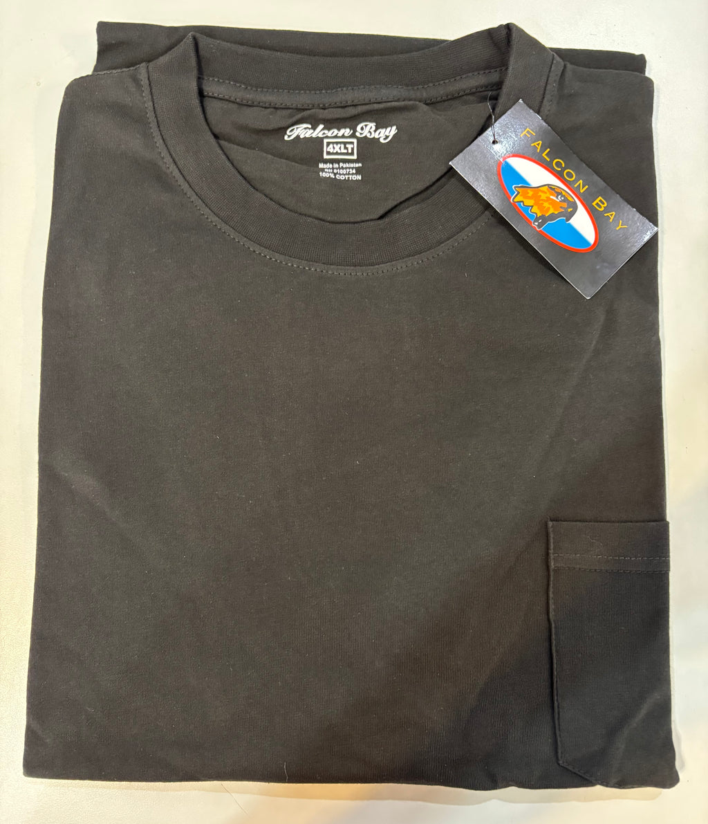Falcon Bay Short Sleeve Crew Neck Pocket T-shirt