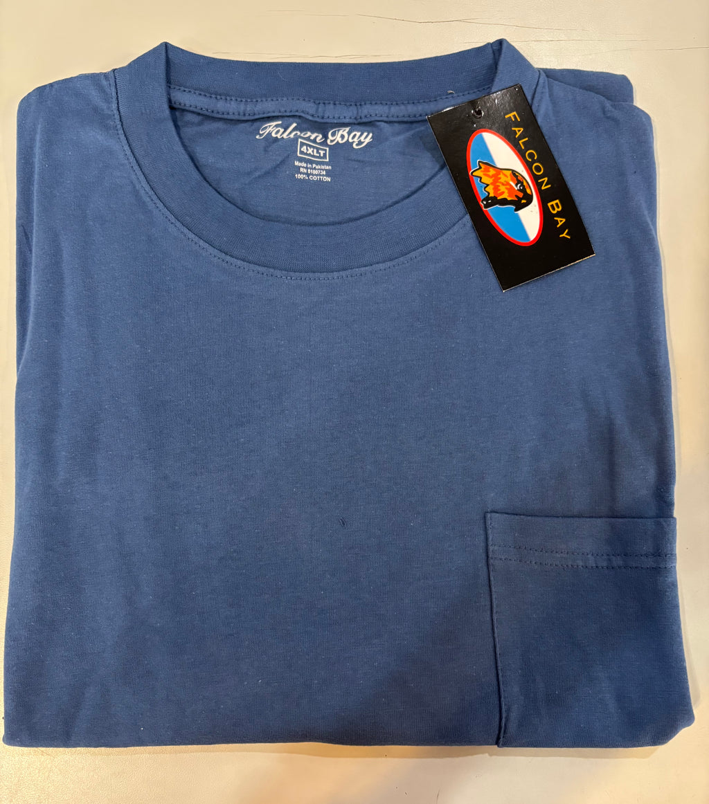 Falcon Bay Short Sleeve Crew Neck Pocket T-shirt