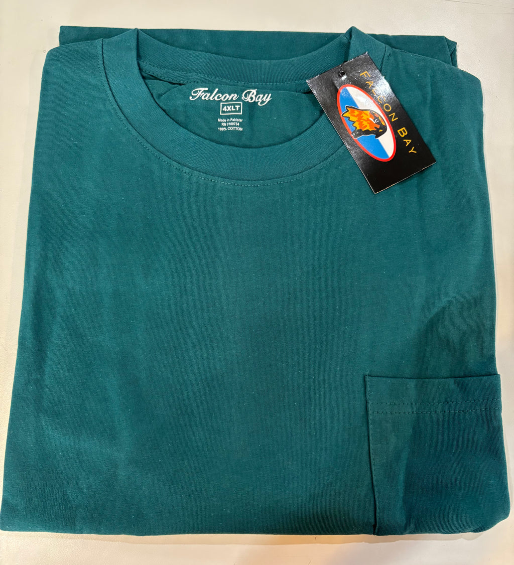 Falcon Bay Short Sleeve Crew Neck Pocket T-shirt