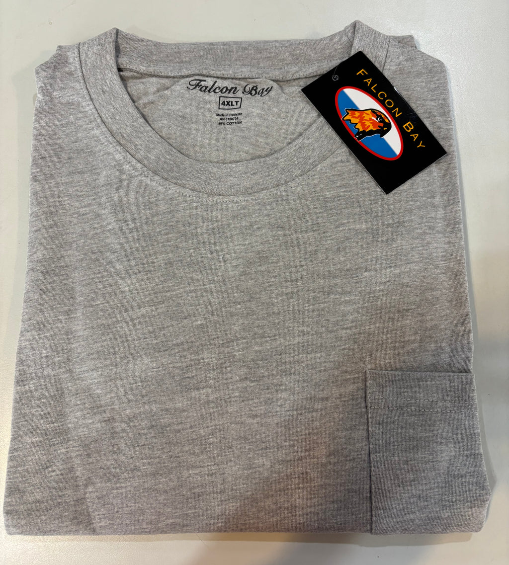 Falcon Bay Short Sleeve Crew Neck Pocket T-shirt