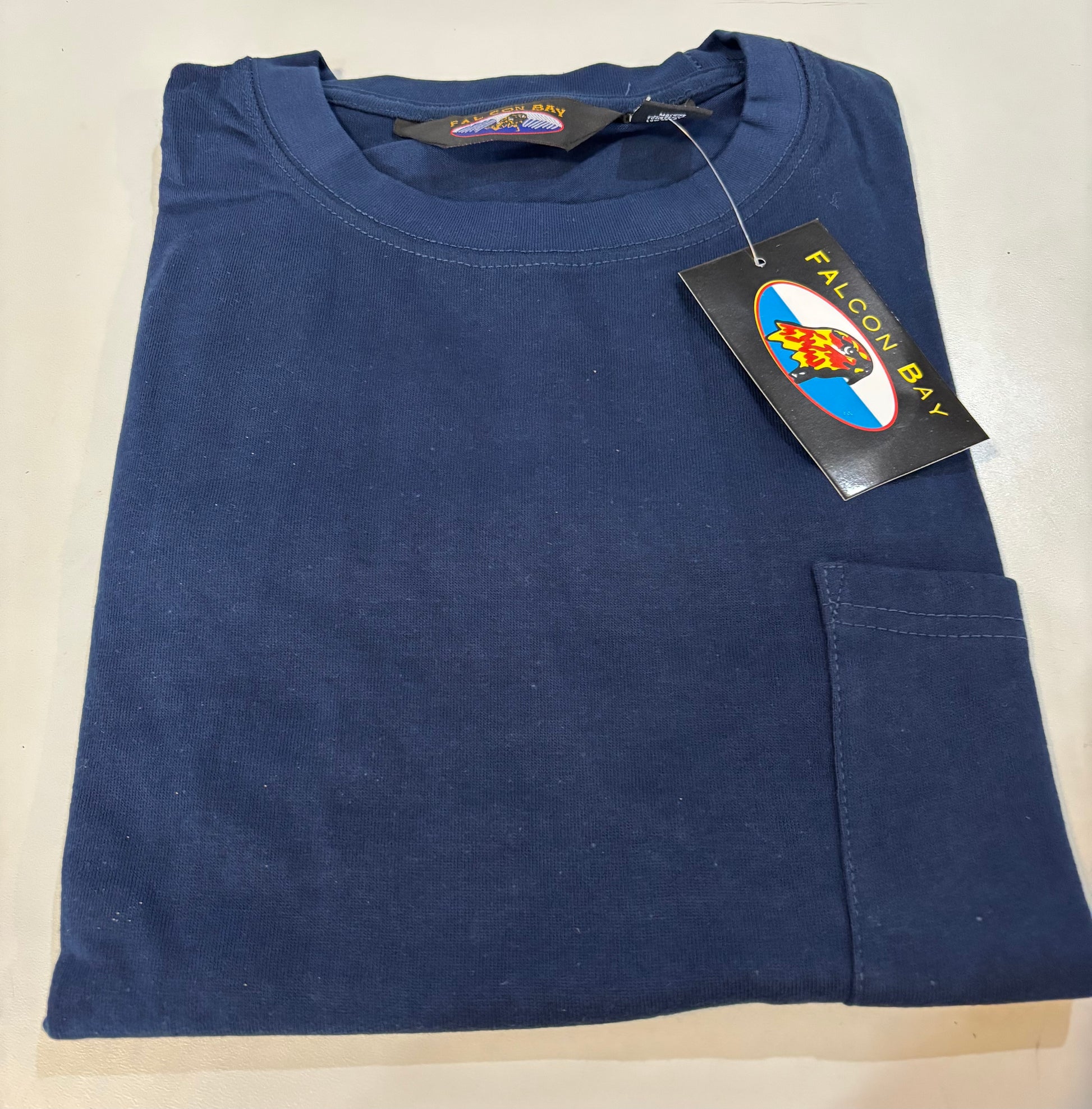 Falcon Bay Short Sleeve Crew Neck Pocket T-shirt