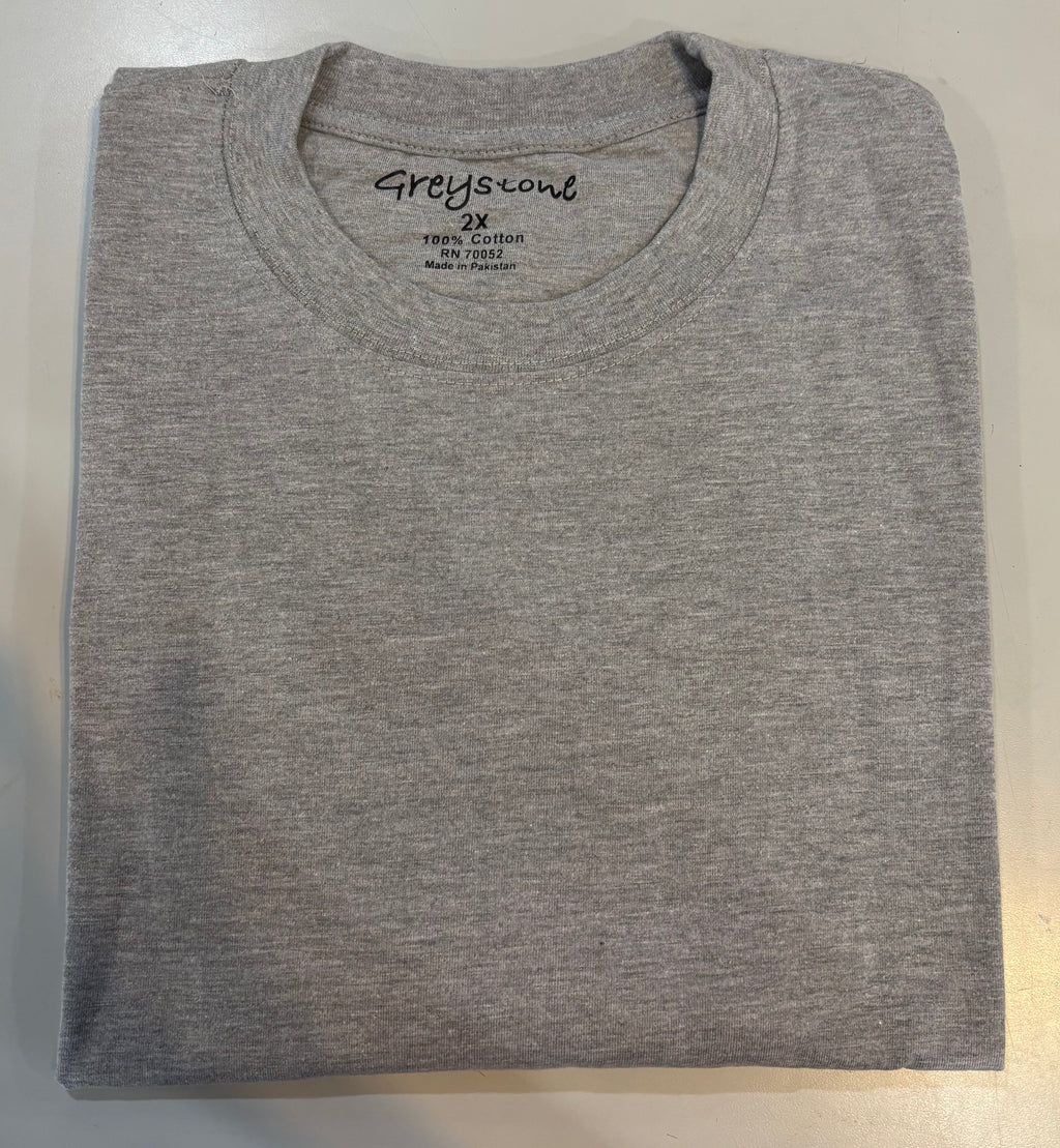 Greystone short sleeve no pocket crew neck t-shirt