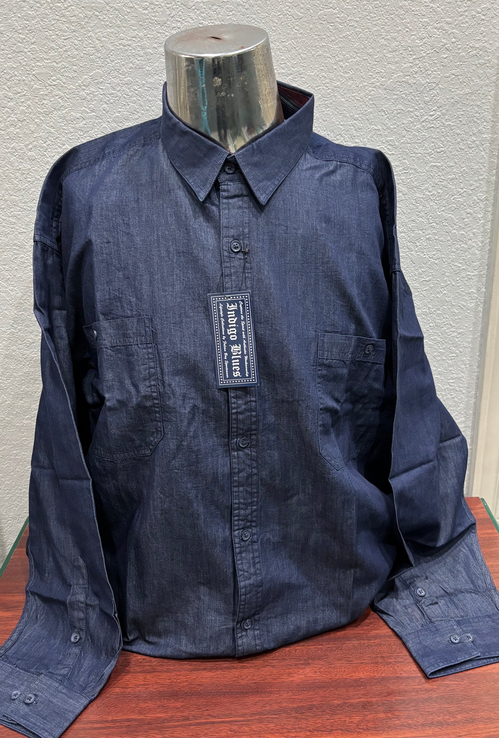 Indigo Blues Long Sleeve Denim Shirt
