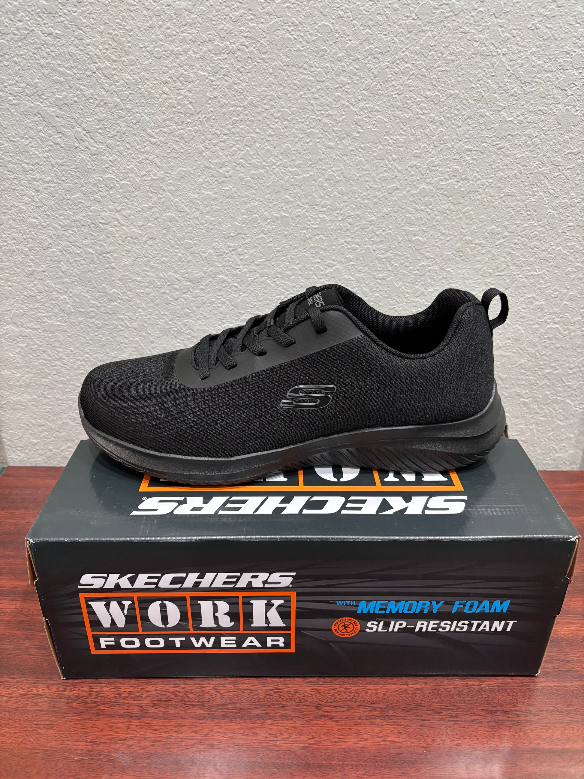 Skechers Dighton Slip Resistant Work Wear Wide Fit