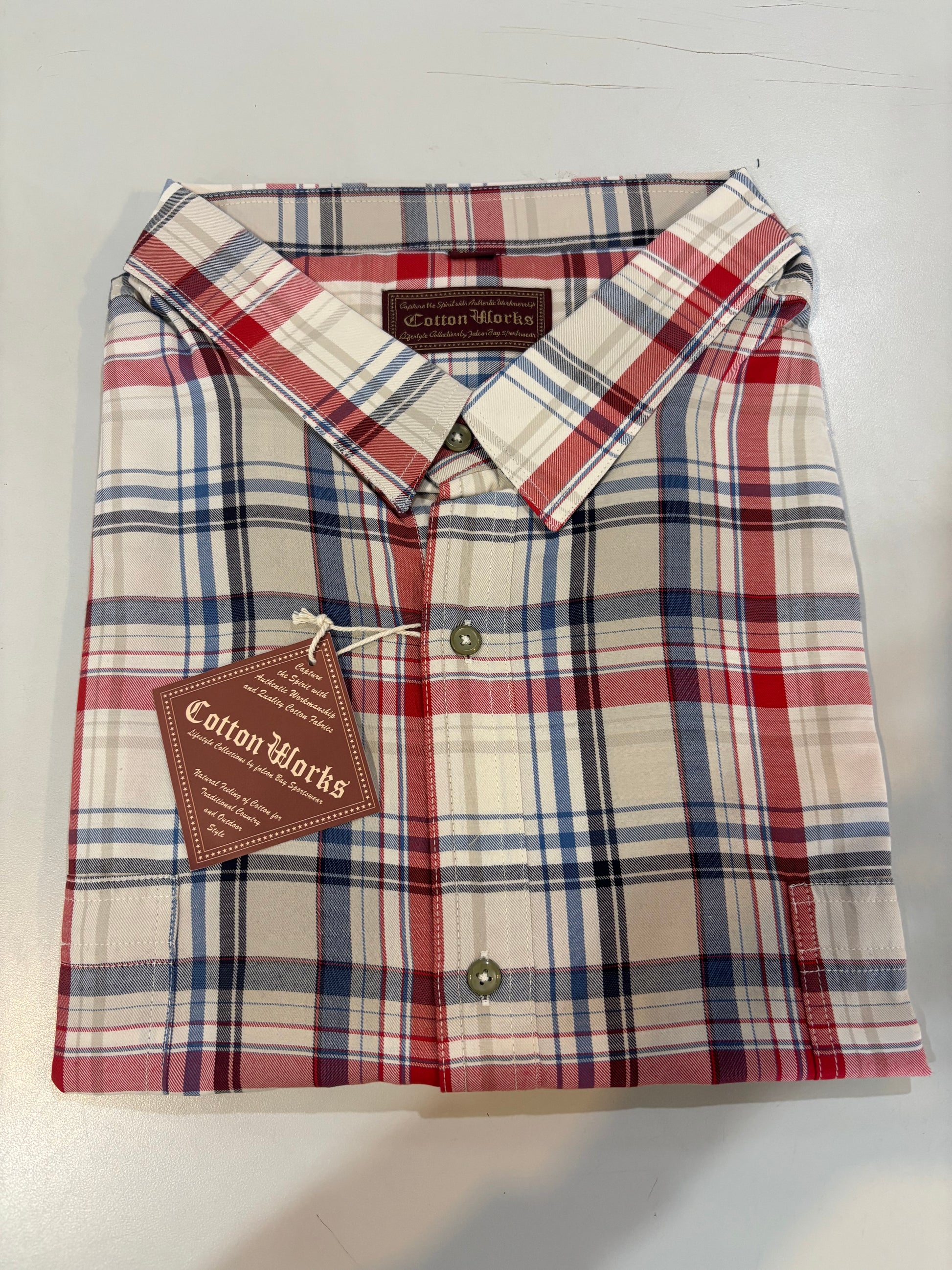 Cotton Works Brand Short Sleeve Shirt