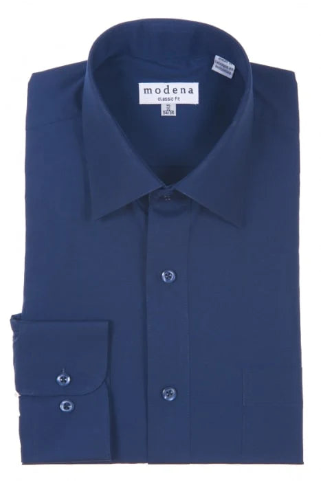 Modena Long Sleeve Button-Up Classic Colors